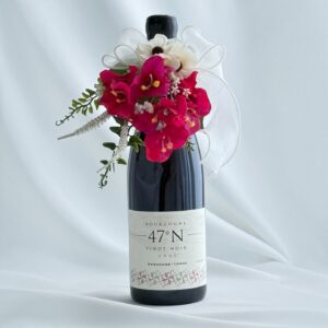 Red wine　&  ロマンティックレッドBouquet（Jstyleチャームブーケ ③）