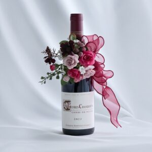 Red wine　&  ローズ・ルージュBouquet（Jstyleチャームブーケ ①）